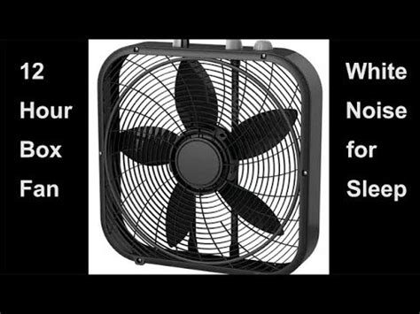 metal box fan sounds|12 box fan meditation.